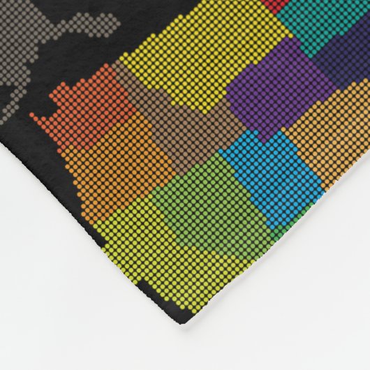 VEREINIGTE STAATEN - Sondergeschenk für Touristen Fleecedecke (Ecke)