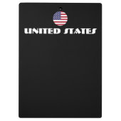 VEREINIGTE STAATEN - Sondergeschenk für Touristen Klemmbrett (Rückseite)