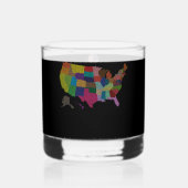 VEREINIGTE STAATEN - Sondergeschenk für Touristen Whiskyglas (Rückseite)