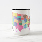 VEREINIGTE STAATEN - Sondergeschenk für Touristen Zweifarbige Tasse (Mittel)
