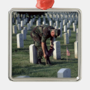 Vereinigte Staaten, Staat von Virginia, Arlington Silbernes Ornament