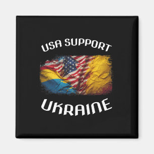 Vereinigte Staaten Unterstützen Ukraine Stand Usa  Magnet