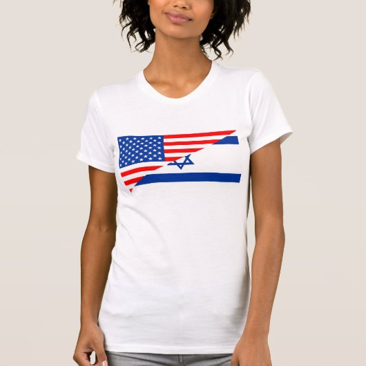 Vereinigte Staaten - USA - Halbfahne T-Shirt (Vorderseite)