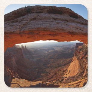 Vereinigte Staaten, Utah, Canyonlands National Par Rechteckiger Pappuntersetzer