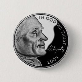 Vereinigte Staaten vernickeln Button