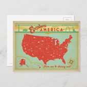 Vereinigte Staaten | Vom Meer bis zum Leuchtenden  Postkarte (Vorne/Hinten)