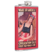 Vereinigte Staaten von AmericaWar II fördernd Flachmann (Rechts)