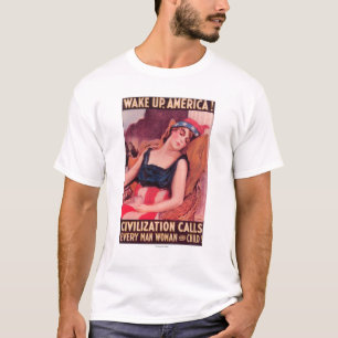 Vereinigte Staaten von AmericaWar II fördernd T-Shirt