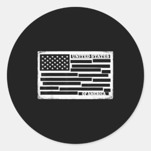 Vereinigte Staaten von Amerika Dokument zensierte  Runder Aufkleber