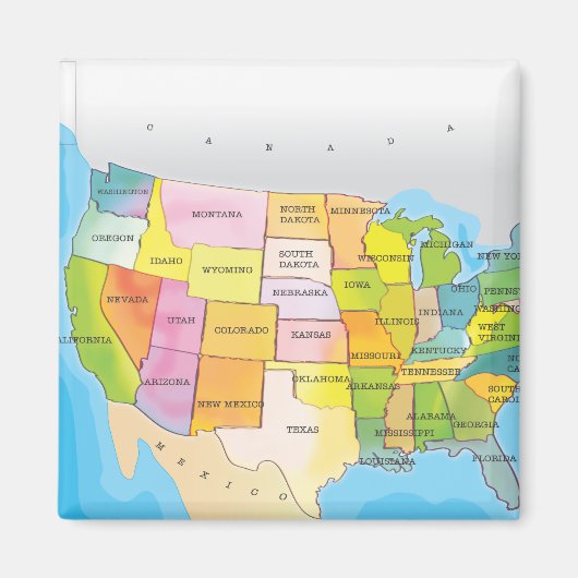 Vereinigte Staaten von Amerika Magnet (Vorne)