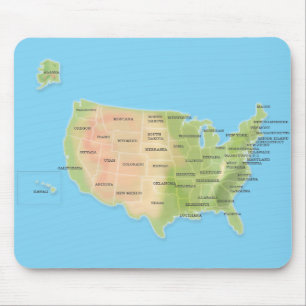 Vereinigte Staaten von Amerika Mousepad