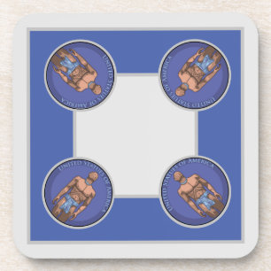 Vereinigte Staaten von Amerika Offiziell Swag Gear Getränkeuntersetzer