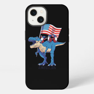 Vereinigte Staaten von Amerika US-Flagge Dinosauri iPhone 13 Hülle