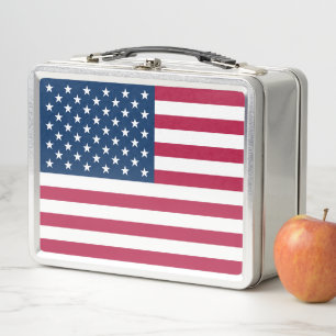 Vereinigte Staaten von Amerika USA-Flagge patrioti Metall Brotdose