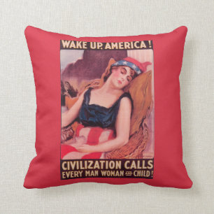 Vereinigte Staaten von Amerika Werbeplakat aus dem Kissen