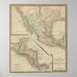 Vereinigte Staaten von Mexiko Poster