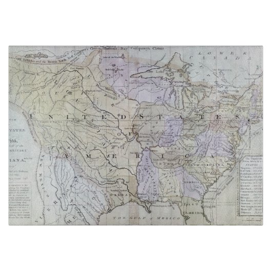 VEREINIGTE STAATEN ZEICHNEN, c1812 auf Schneidebrett (Vorderseite)