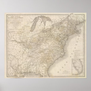 Vereinigte Staaten zeichnen das Zeigen von Poster