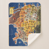 Vereinigte Staaten zeichnen - Ferien und Spiel auf Sherpadecke (Vorderseite)