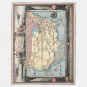 Vereinigte Staaten zeichnen Schiff das Skyway über Fleecedecke (Vorderseite)