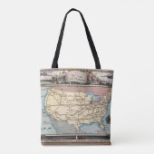 Vereinigte Staaten zeichnen Schiff das Skyway über Tasche (Rückseite)