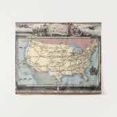 Vereinigte Staaten zeichnen Schiff das Skyway über Wandteppich (Vorderseite (Horizontal))