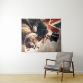 Vereinigte Unternehmen Wandteppich (Beispiel (Horizontal))