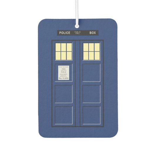 Vereinigtes Königreich - Blue Police Public Call B Autolufterfrischer (Vorderseite)