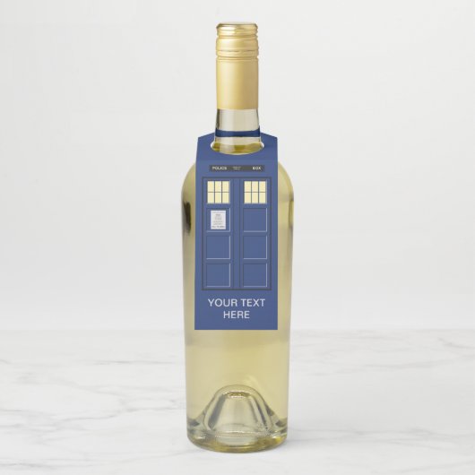 Vereinigtes Königreich - Blue Police Public Call B Flaschenanhänger (Auf Flasche)