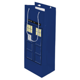 Vereinigtes Königreich - Blue Police Public Call B Geschenktüte Für Weinflaschen