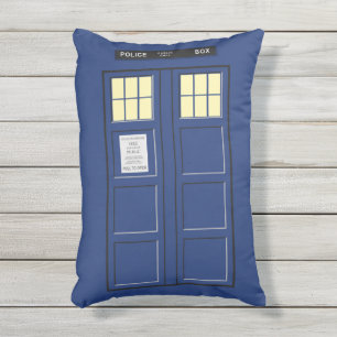 Vereinigtes Königreich - Blue Police Public Call B Kissen Für Draußen