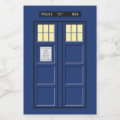 Vereinigtes Königreich - Blue Police Public Call B Lebensmitteletikett (Einzelnes Label)