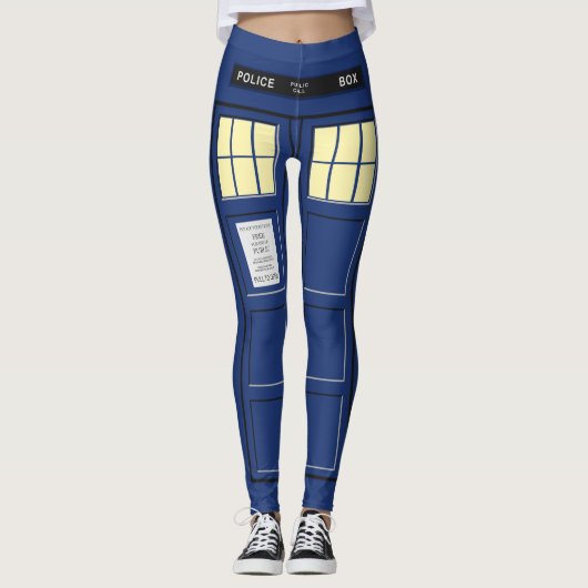 Vereinigtes Königreich - Blue Police Public Call B Leggings (Vorderseite)
