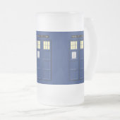 Vereinigtes Königreich - Blue Police Public Call B Mattglas Bierglas (VorderseiteRechts)