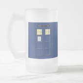 Vereinigtes Königreich - Blue Police Public Call B Mattglas Bierglas (Links)