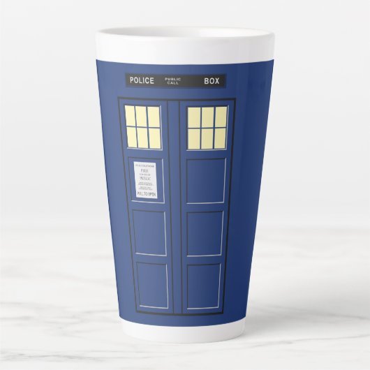 Vereinigtes Königreich - Blue Police Public Call B Milchtasse (Vorderseite)