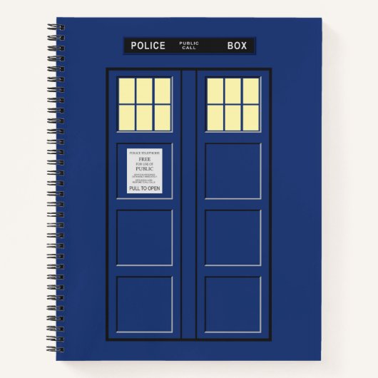 Vereinigtes Königreich - Blue Police Public Call B Notizblock (Vorderseite)