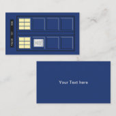 Vereinigtes Königreich - Blue Police Public Call B Platzkarte (Vorne/Hinten)