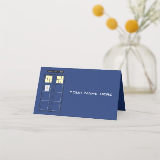 Vereinigtes Königreich - Blue Police Public Call B Platzkarte (Vorderseite)