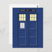 Vereinigtes Königreich - Blue Police Public Call B Postkarte (Vorne/Hinten)