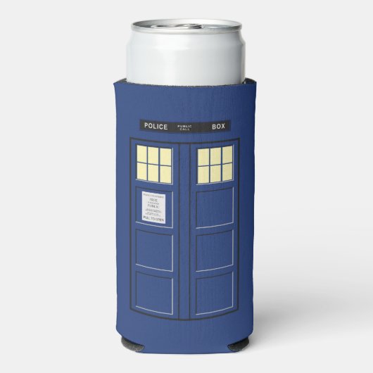 Vereinigtes Königreich - Blue Police Public Call B Selters Dosenkühler (Seltzer Rückseite)