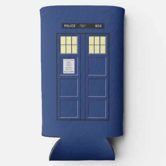 Vereinigtes Königreich - Blue Police Public Call B Selters Dosenkühler (Rückseite)