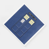 Vereinigtes Königreich - Blue Police Public Call B Serviette (Ecke)