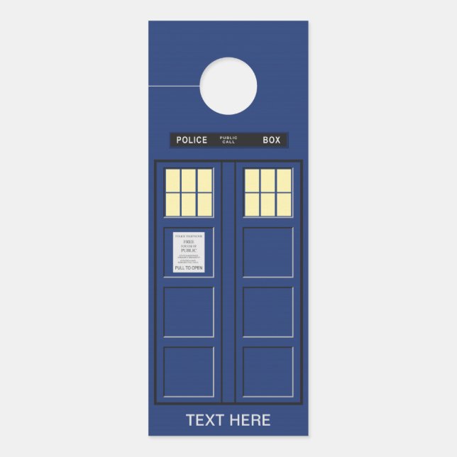 Vereinigtes Königreich - Blue Police Public Call B Türanhänger (Vorderseite)