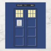 Vereinigtes Königreich - Blue Police Public Call B Weinetikett (Einzelnes Label)
