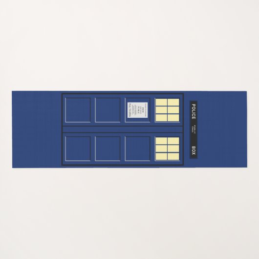 Vereinigtes Königreich - Blue Police Public Call B Yogamatte (Rückseite (Horizontal))