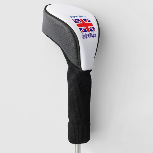 Vereinigtes Königreich Britische Flagge Blauer Per Golf Headcover (angewinkelt)