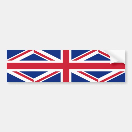 Vereinigtes Königreich (Britische Flagge) (Union J Autoaufkleber (Vorne)
