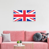 Vereinigtes Königreich (Britische Flagge) (Union J Leinwanddruck (Insitu (Wohnzimmer))