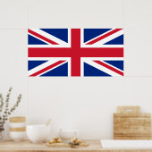 Vereinigtes Königreich (Britische Flagge) (Union J Poster (Küche)